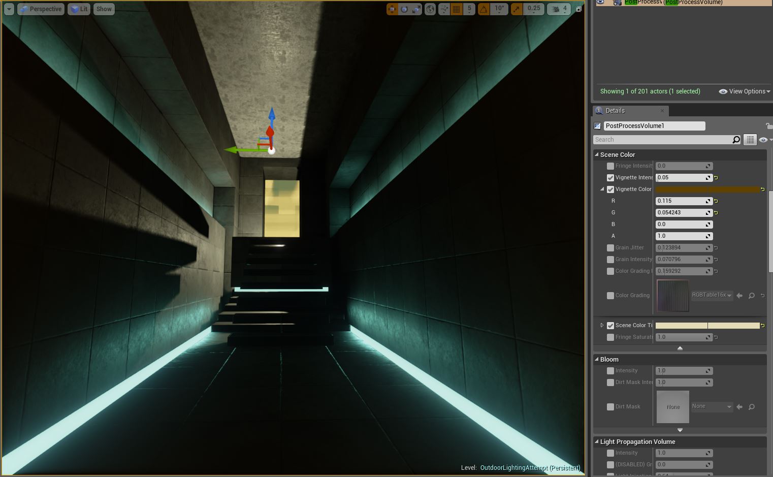 A Lighting and Post Processing Study in Unreal Engine 4